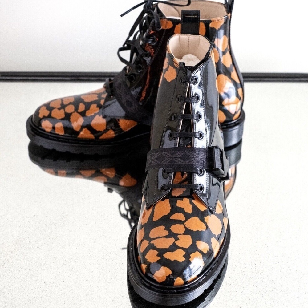 Marcell Von Berlin Combat Women Boots Size 37/US 6 New - Picture 8 of 11